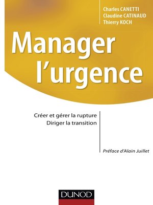 cover image of Manager l'urgence